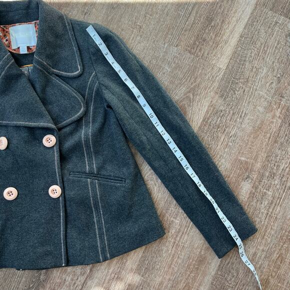 Anthropologie ett:twa Emiliana Peacoat - Picture 8 of 8